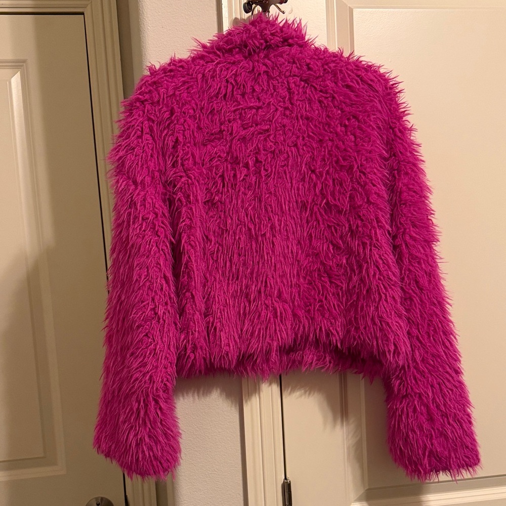 Fuzzy Pink Jacket - Picture 3 of 4